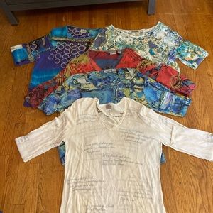 5 Chico’s Decorative Tops.